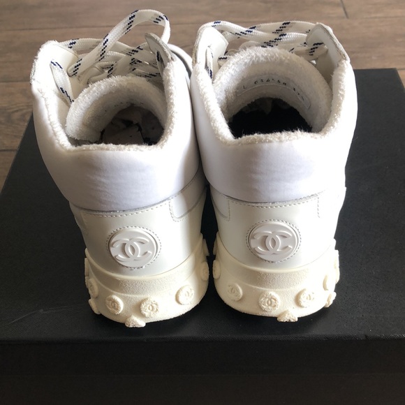 CHANEL 19C WHITE/NAVY - Picture 4 of 7